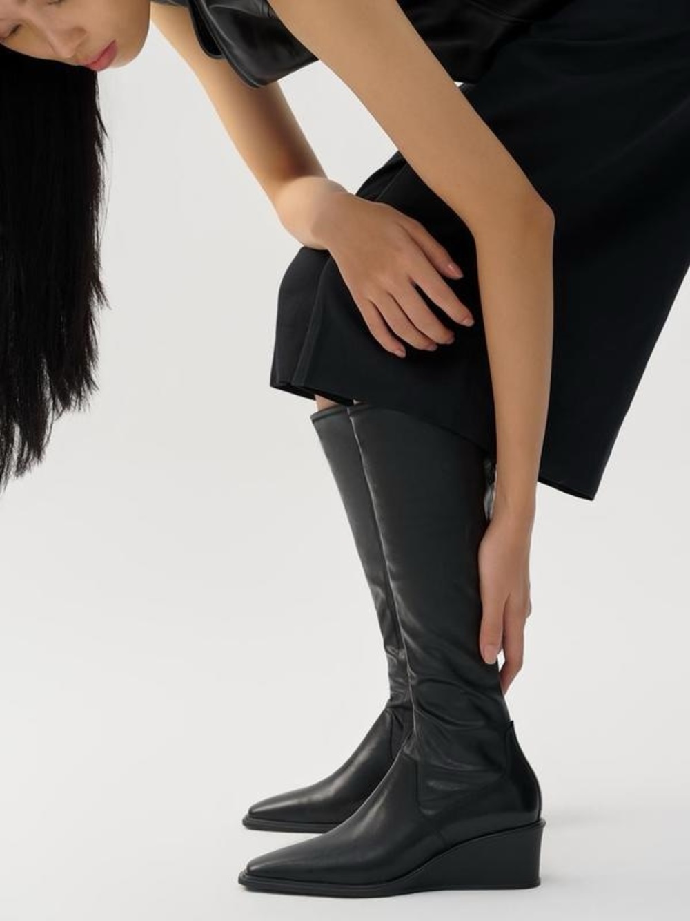 Vagabond Aino Knee High Wedge Boots